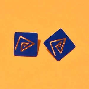 Spiral Vintage Retro Earrings